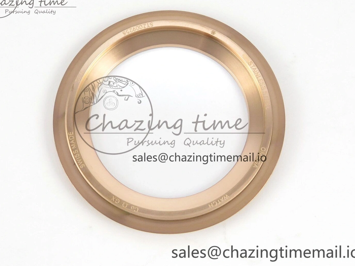 0226 Stylish Seamaster 300M Diver Rose Gold VSF 1:1 Best Edition Black Dial on Mesh Bracelet A 7662